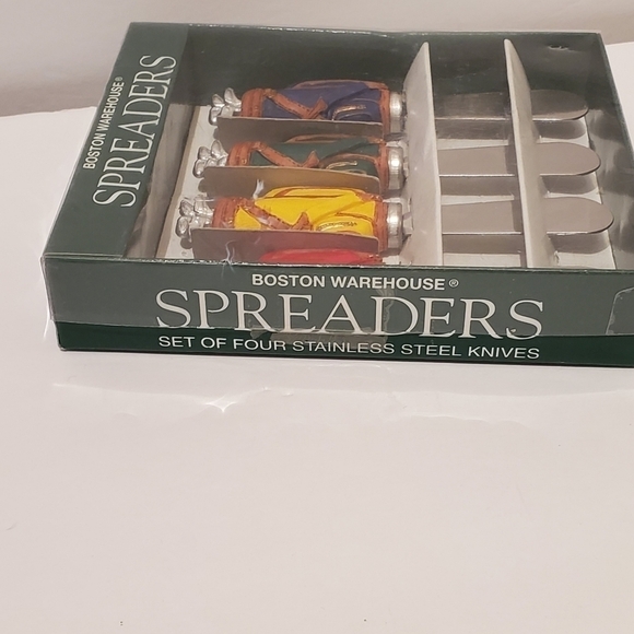 Boston Warehouse Spreaders Golf Theme 1999 4 Set - Picture 4 of 4